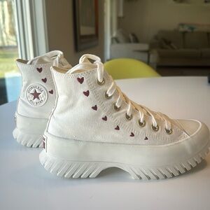 Converse All Star Lugged Platform Womens  Shoes Valentines Size 6